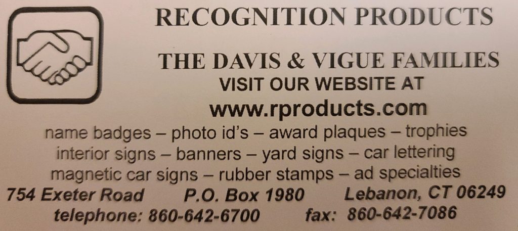 Recognition Products
